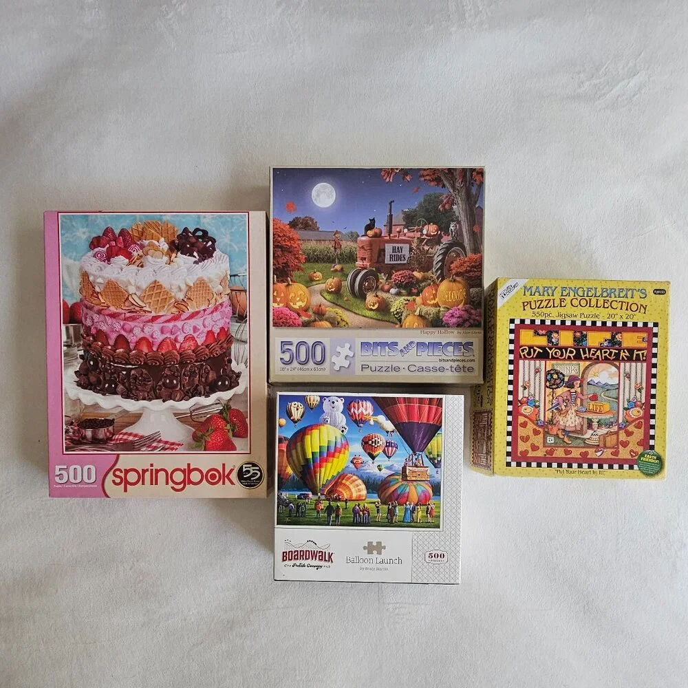 Four different jigsaw puzzles - Picture 6 of 6